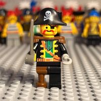 LEGO Pirates Captain Red Beard pi055 + Säbel Piratenkapitän
