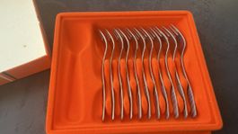 Gabelset Gero Zilmeta 11 Stk. versilbert guter Zustand