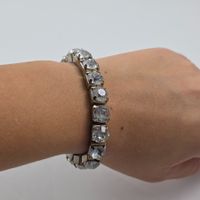 Glitzer Armband mit Strass-Steinen - Zeitloser Schmuck 529