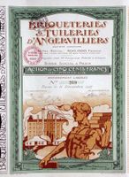 Briqueteries & Tuileries d'Angervilliers SA, Paris - 1917