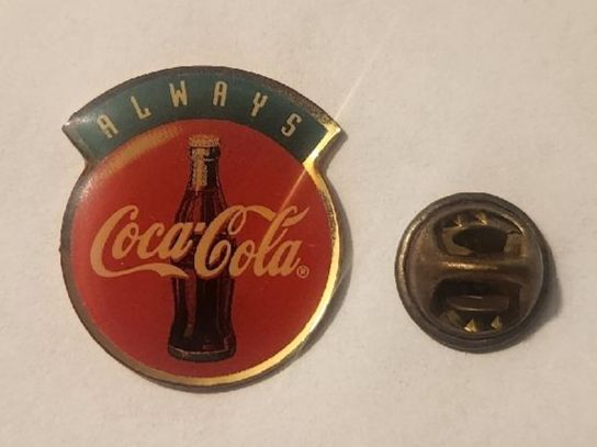 Coca-Cola Placchette & Badge: Pin's Coca Cola vintage Always – Usato da Territet venduto da Cenh