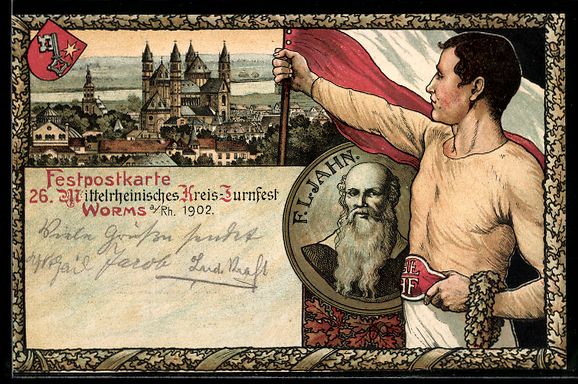 Cartes postales: Litho Worms, 26. Mittelrheinisches Kreis – D'occasion à Berlin par bartko-reher