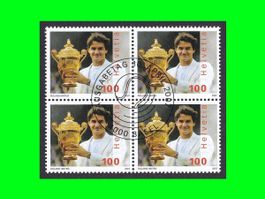 Viererblock "Roger Federer" (2007)