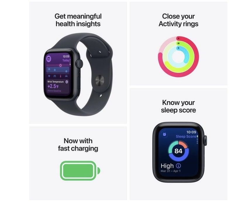 Apple Smartwatch: APPLE Watch SE 3 GPS + Cellular 40 mm, Aluminium, Mitternach – Gebraucht aus Aesch BL von ili23_yg5k 5