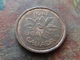CANADA 1 Cent 1984