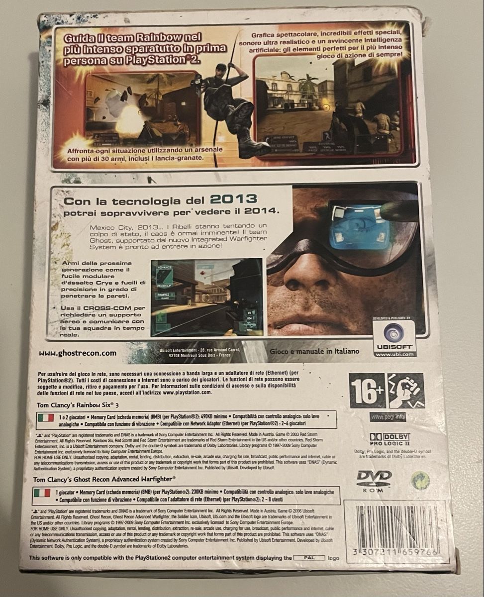 Spiele: Tom Clancy’s Action pack PS2 CIB exklusive Version – Gebraucht aus Gordola von Vintage-Toys 2