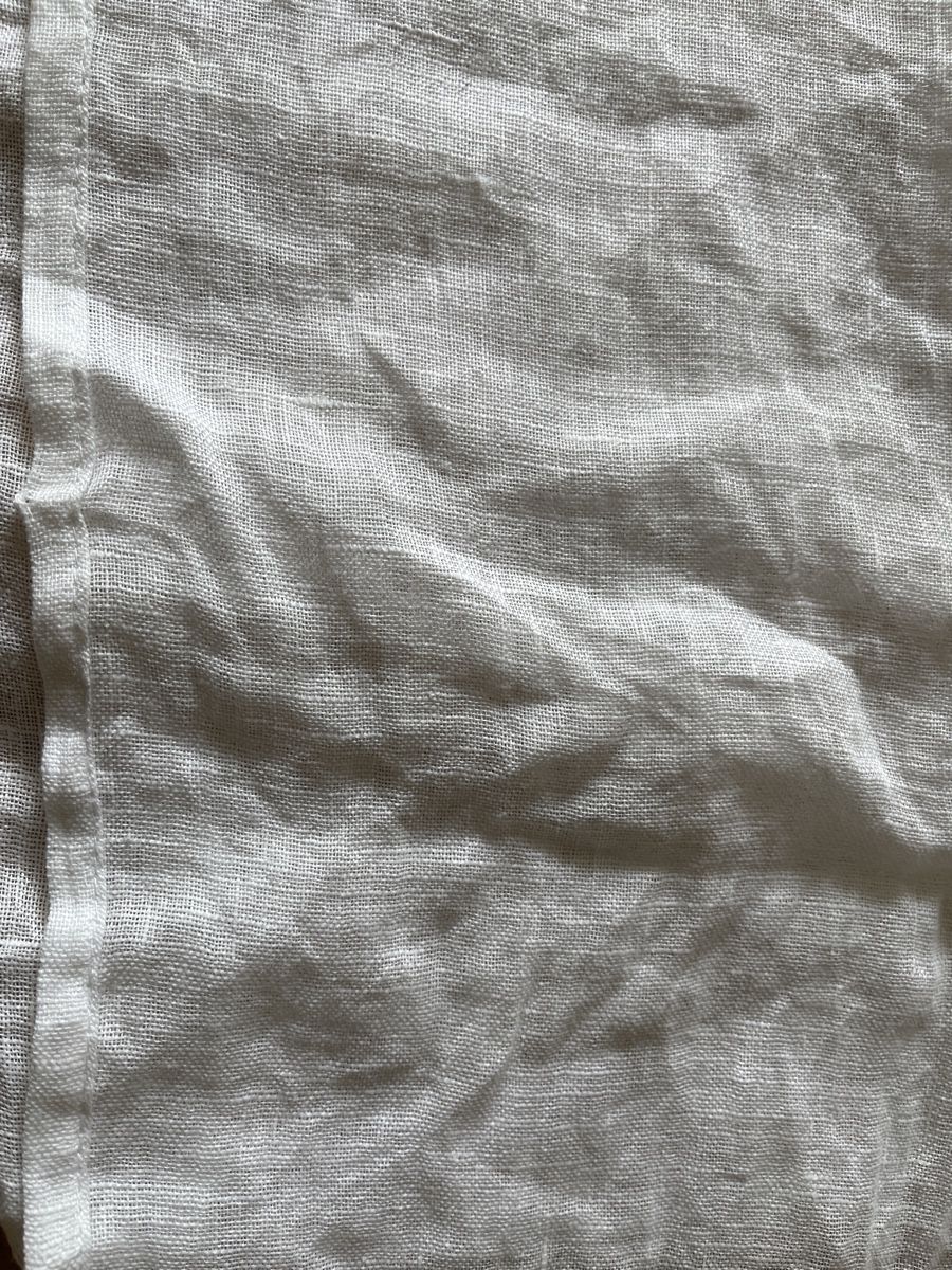 Foulards, Tücher & Schals: Wunderschönes weisses leinenHalstuch 42/190 cm – Neu (gemäss Beschreibung) aus Aesch BL von shuja01 2