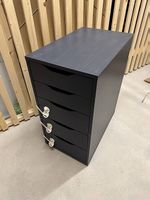 Ikea Alex Schubladenelement blau