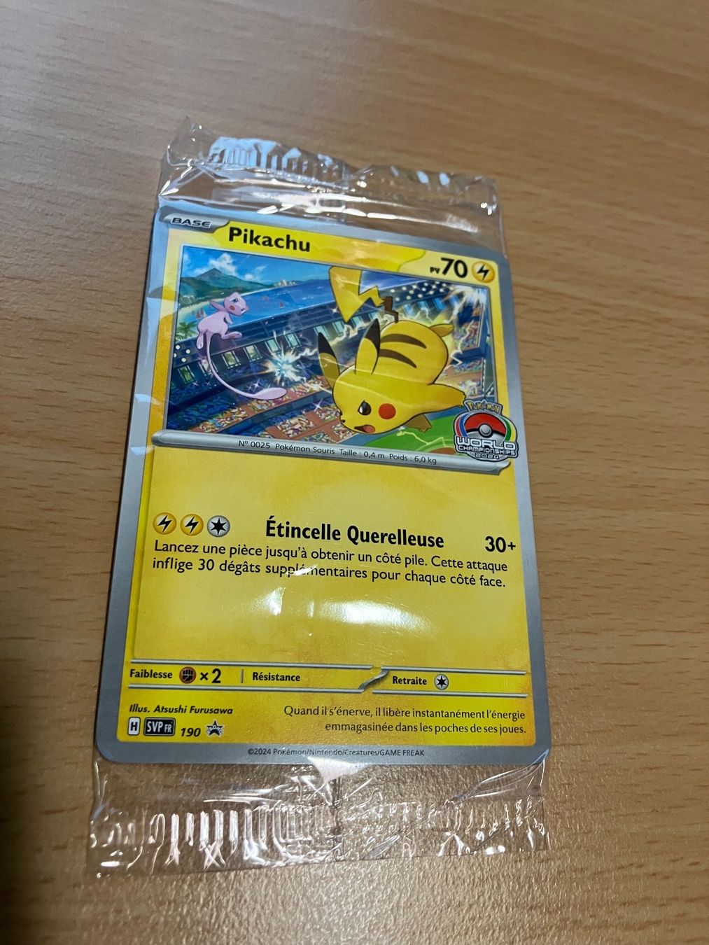 Pokémon Sammelbilder & Trading cards: Pikachu World Championships 2024 Promo – Neu und originalverpackt aus Pully von