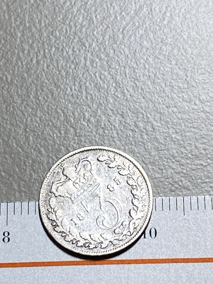Tutti le monete: GB - 3 pence - 1885 - Victoria - AG – Usato da Payerne venduto da Mike1682 5