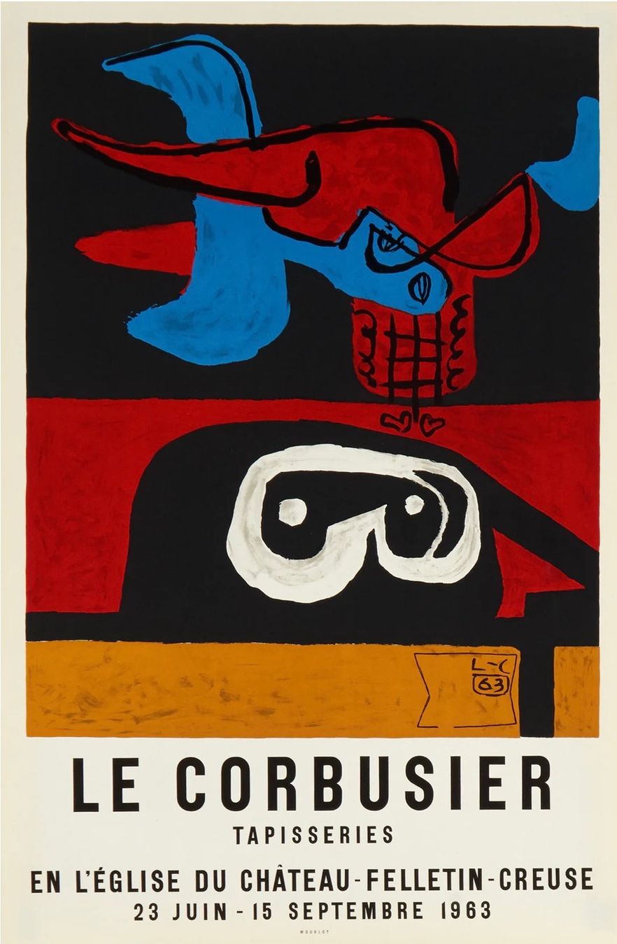 Foto & Immagini: Le Corbusier - Original Plakat Lithographie 1963 – Usato da Bern venduto da Artbrokerswitzerland