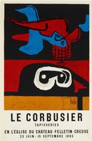 Le Corbusier - Original Plakat Lithographie 1963