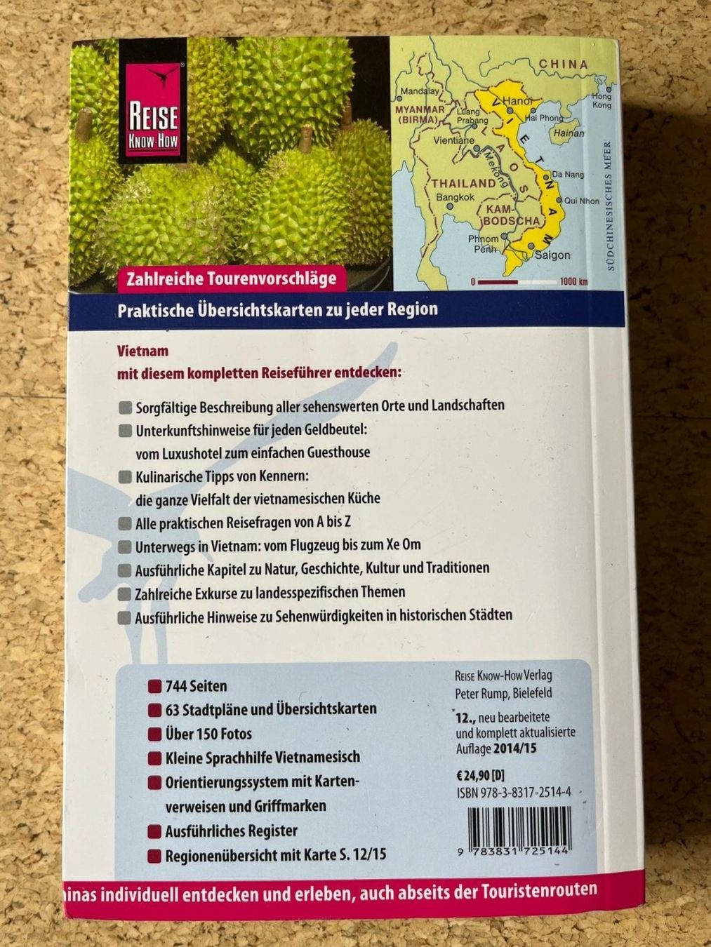 Libri: Reiseführer / Taschenbuch "Vietnam" – Usato da Grosswangen venduto da Vita500 1