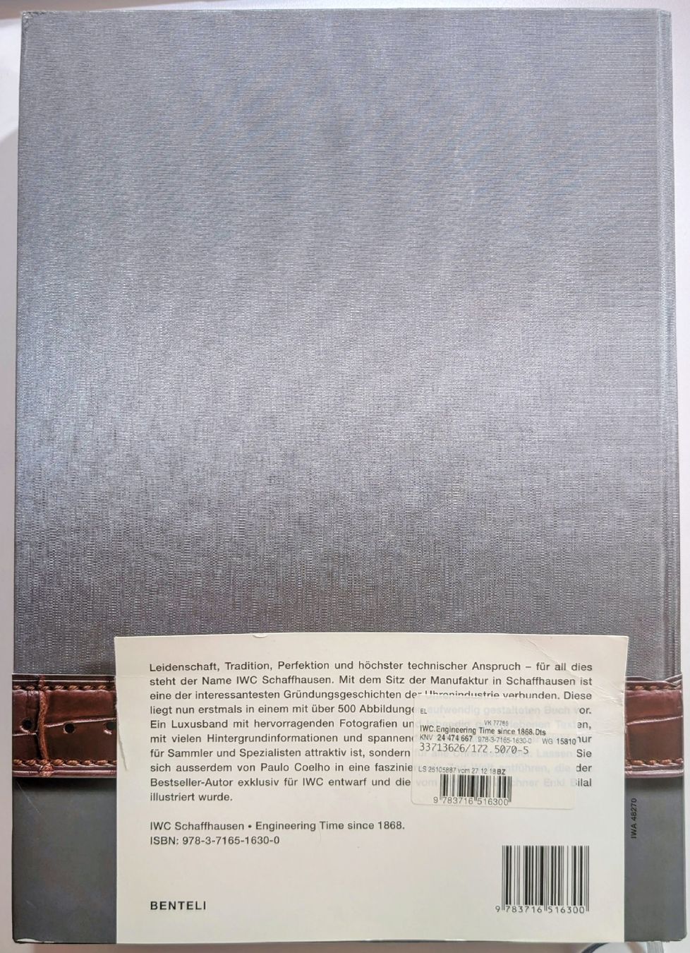 Bücher: IWC Schaffhausen - Engineering Time since 1868 – Neu (gemäss Beschreibung) aus Tübach von guex1986 2