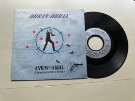 JAMES BOND tolle Single DURAN DURAN A view to a kill 80's di