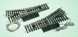 J + L H0 elektr. Weichenpaar R 385, Pr. 2,5 mm, geprüft