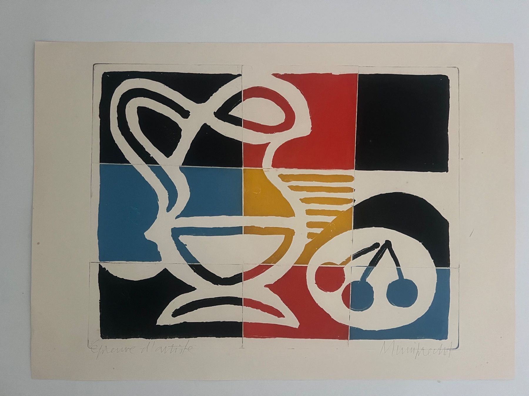 Grafica & Litografie: Rudolf Mumprecht, handsigniert – Usato da Rain venduto da Pic-Ass 1