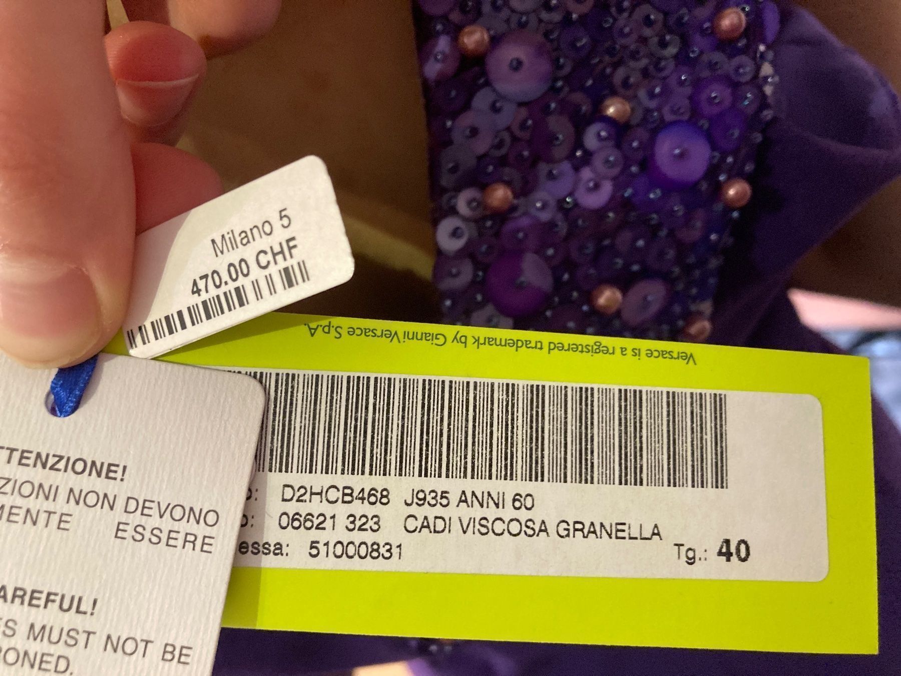 Versace Vestiti: Versace Kleid  NEU  +++ Aktion +++ – Nuovo e nell'imballaggio originale da Erlenbach im Simmental! venduto da Simmentaler-Perlen 1