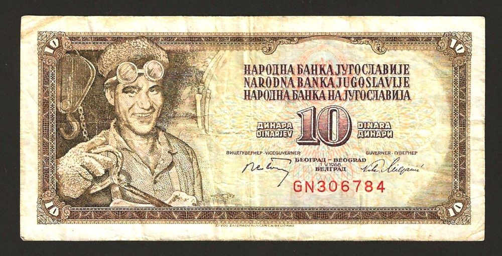 Jugoslawien 10 Dinar / Dinara 1968 Kaufen auf Ricardo