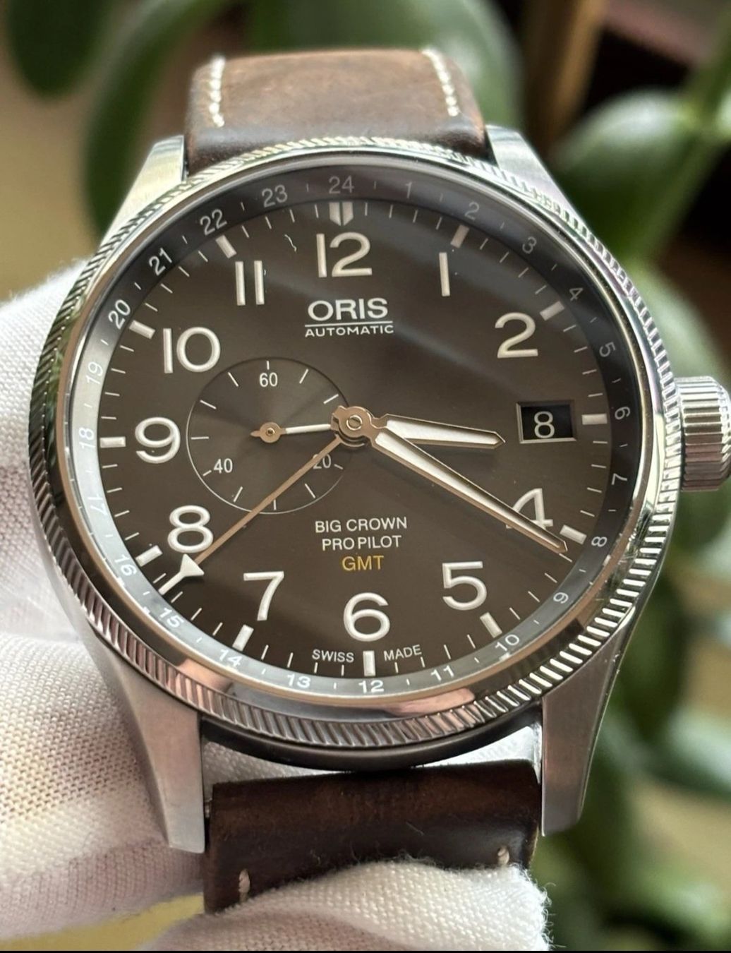 Oris Orologi: Oris Big Crown Propilot GMT Small Second Fullset – Usato da Allschwil venduto da SimauK 3