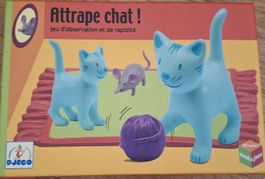Djeco Attrape Chat! Observation & Speed Game for Kids