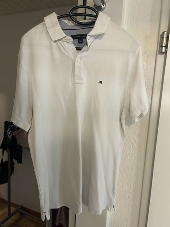 Polo Shirt Tommy Hilfiger weiss Grösse M guter Zustand