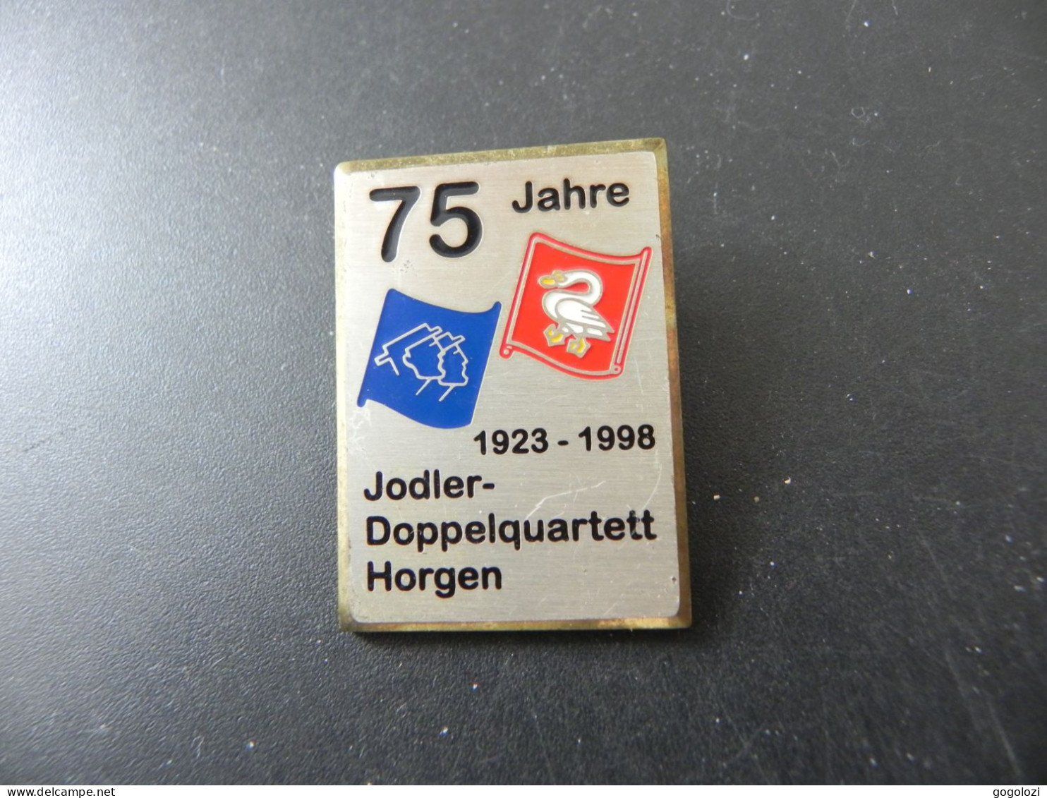 Spille & Fermagli: Altes Abzeichen Jodler Doppelquartett Horgen 1998 – Usato da Biel/Bienne venduto da Gogolozi
