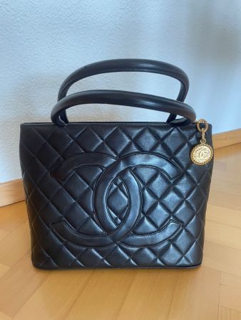CHANEL Medallion Tote - Vintage, Schwarz