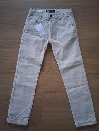 Zara Stoffhose beige Gr. 36 NEU mit Etikett