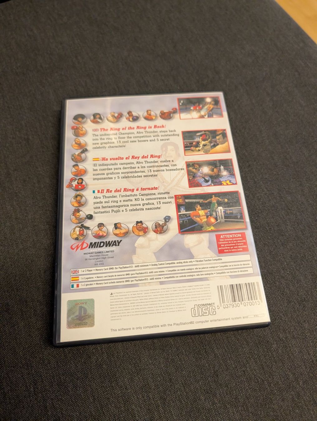 Giochi: Ready 2 rumble boxing round 2 Sony playstation 2 – Usato da Giubiasco venduto da Ticinerd 1