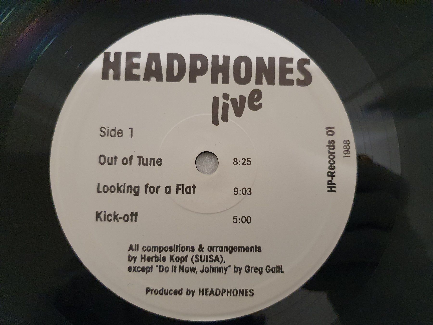Dischi in vinile: Headphones – Live – Usato da Uster venduto da Vinyl-Leidenschaft 3