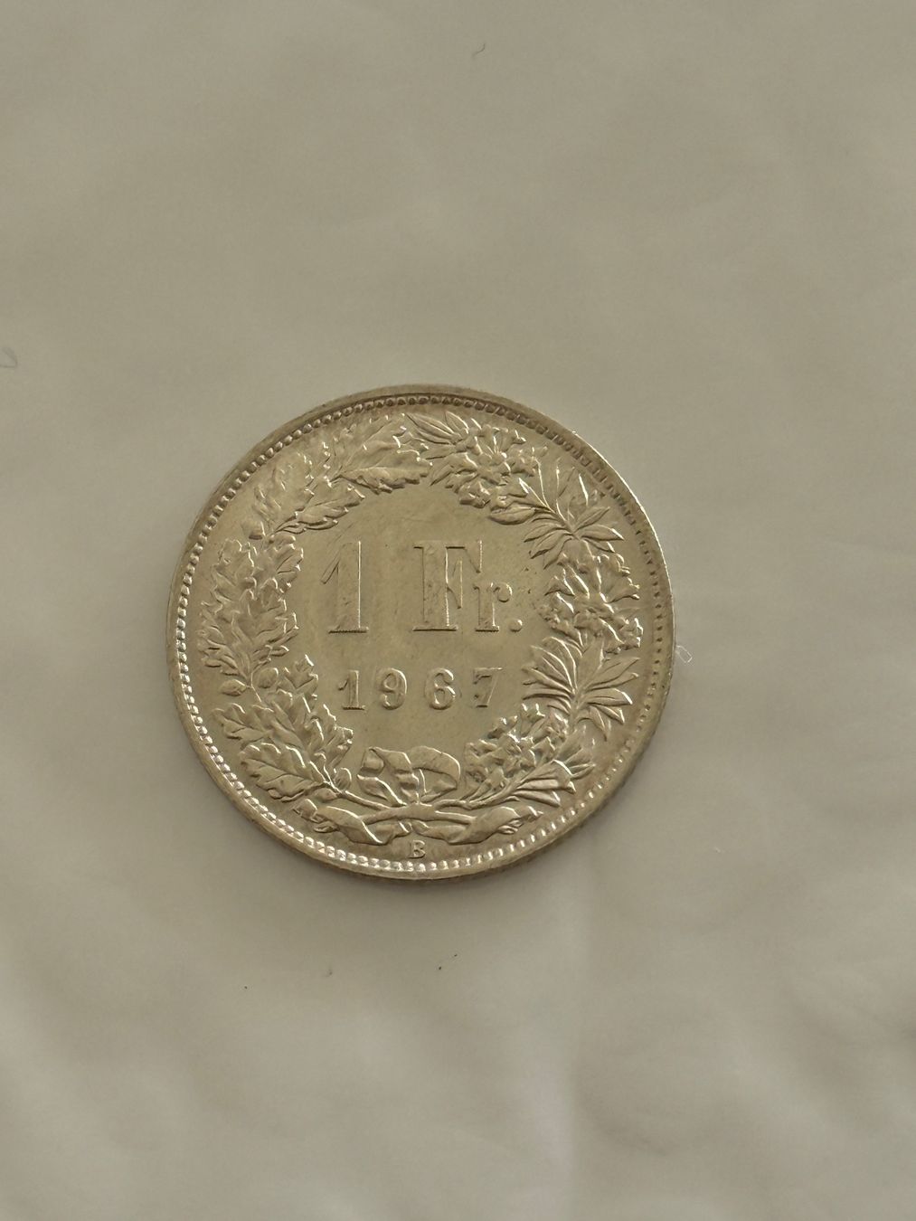 Tutti le monete: 1 Franken 1967  Unz/Stgl – Nuovo (secondo la descrizione) da Wallisellen venduto da SWISS_SILVER1 1