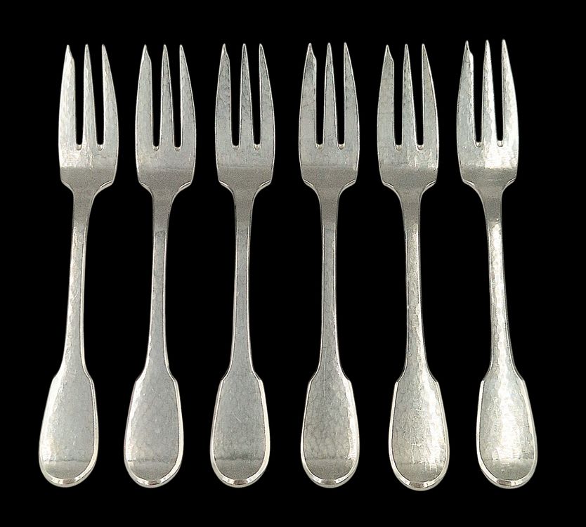 Lot De 6 Fourchettes à Dessert Gräwe Nuremberg - Manche Noir - Couverts Rustiques Pour Entrées Et Desserts Fourchettes Dessert Gräwe Lot De 6 Fourchettes à Dessert Gräwe Nuremberg - Manche Noir - Couverts Rustiques Pour Entrées Et Desserts Fourchettes Dessert Gräwe