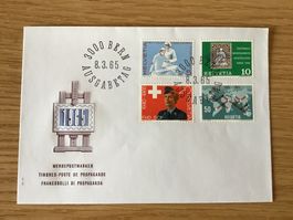 FDC PTT Werbemarken 8.3.1965