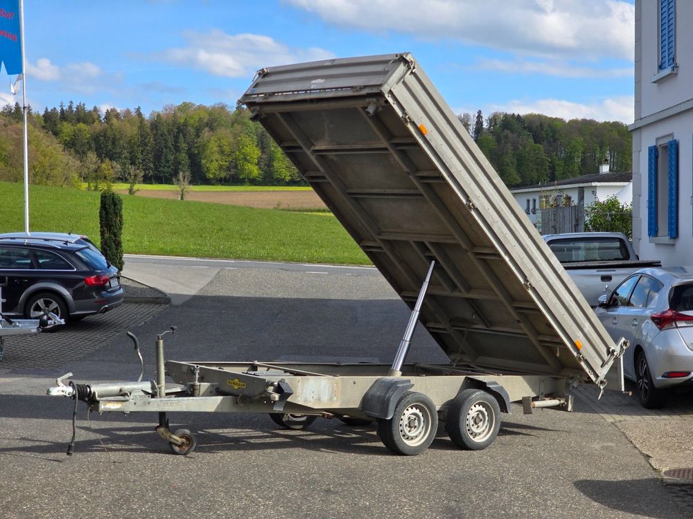 Occasion Kipper Anhänger 3500 kg, ab Fr. 1.- | Kaufen auf Ricardo