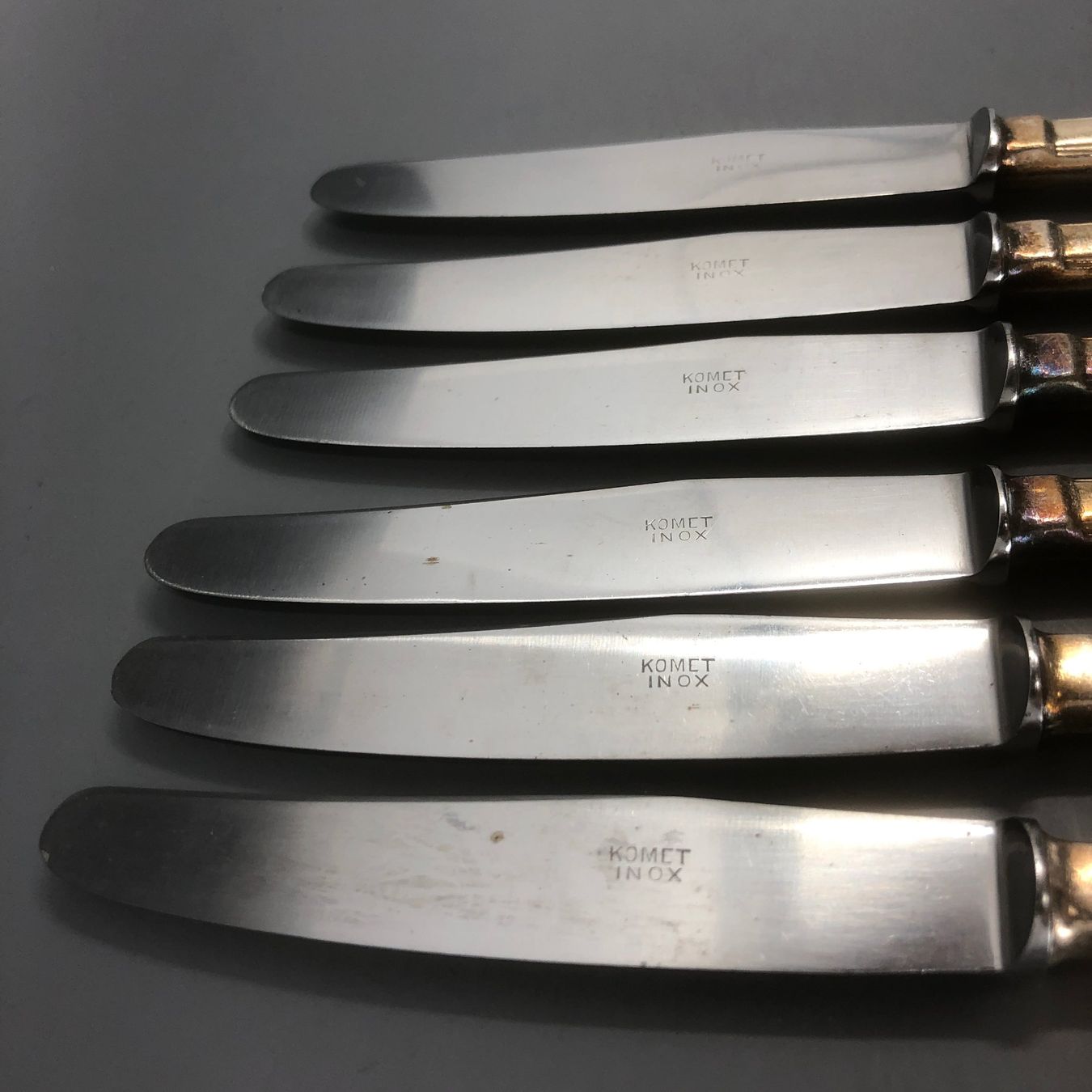 Posate: 6 Dessertmesser versilbert Komet – Usato da Basel venduto da Tiabeanie 6