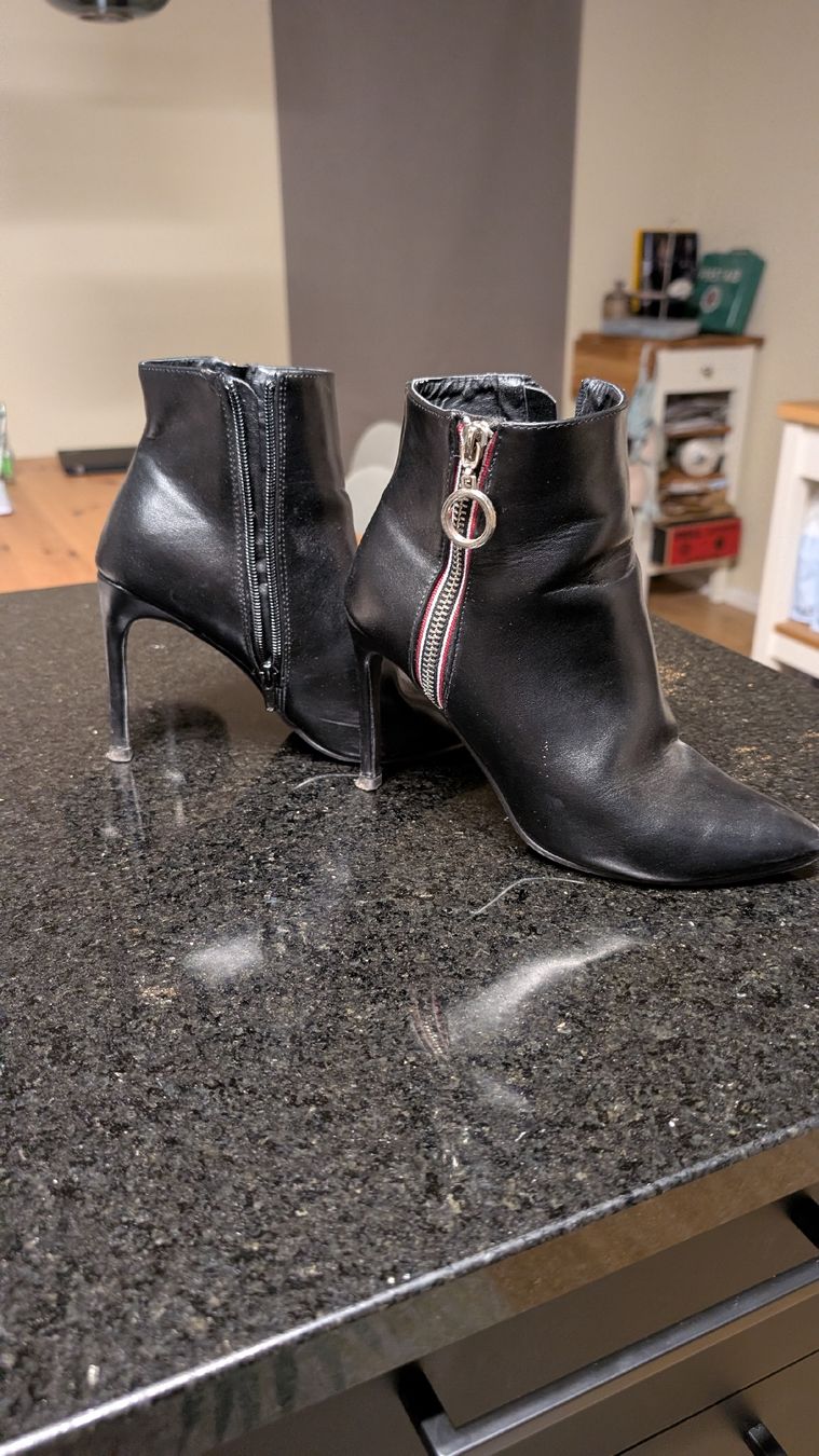 Scarpe da donna: High Heel Stiefelette schwarz Grösse 38 – Nuovo (secondo la descrizione) da Möhlin venduto da myam 4