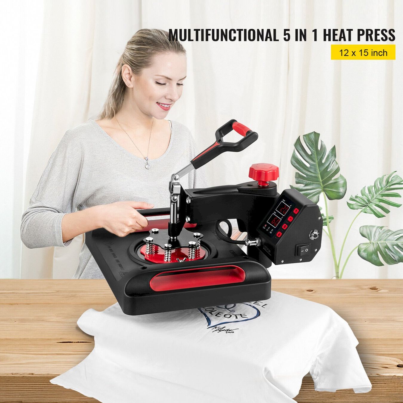 Ateliers de confection et de couture: VEVOR 5in1 Transferpresse 29x38cm – Neuf avec emballage d'origine à Bottighofen par zaap 3