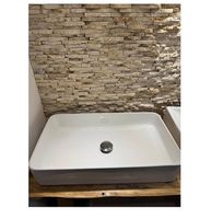 Weiss Glanz Keramik-Waschbecken