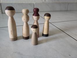 Familie Holzspielzeug Figuren