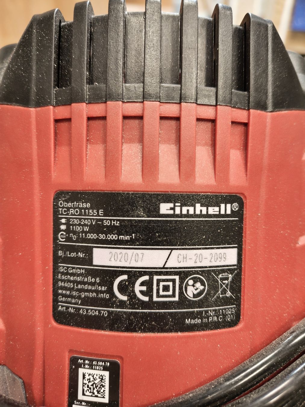 Einhell Toutes les machines: Oberfräse Einhell – D'occasion à Willerzell par Bastler12 3
