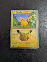 30th Anniversary Pikachu Holo 45/128 (23/30) NM Ab 1