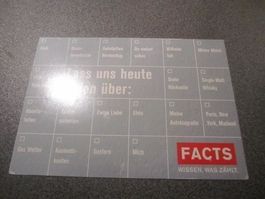 Werbe-Ansichtskarte Facts