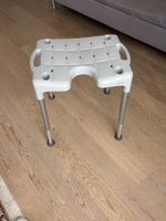 Duschhocker Etac hohen verstellbar weiss gebraucht