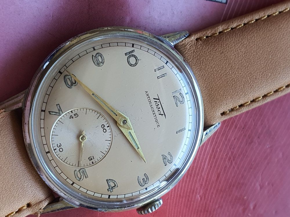 85 Tissot Antimagnetique HA Cal 27 aus 1945 Traumhaft WW2