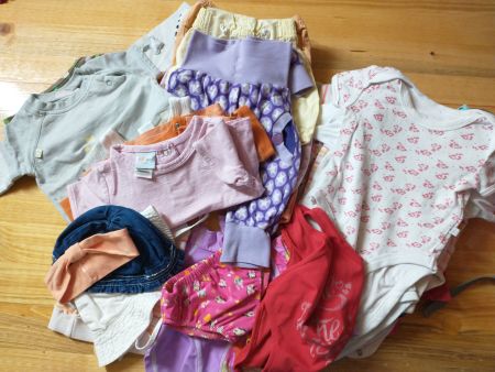 Kleiderpaket Sommer für Mädchen Gr. 56/62/68