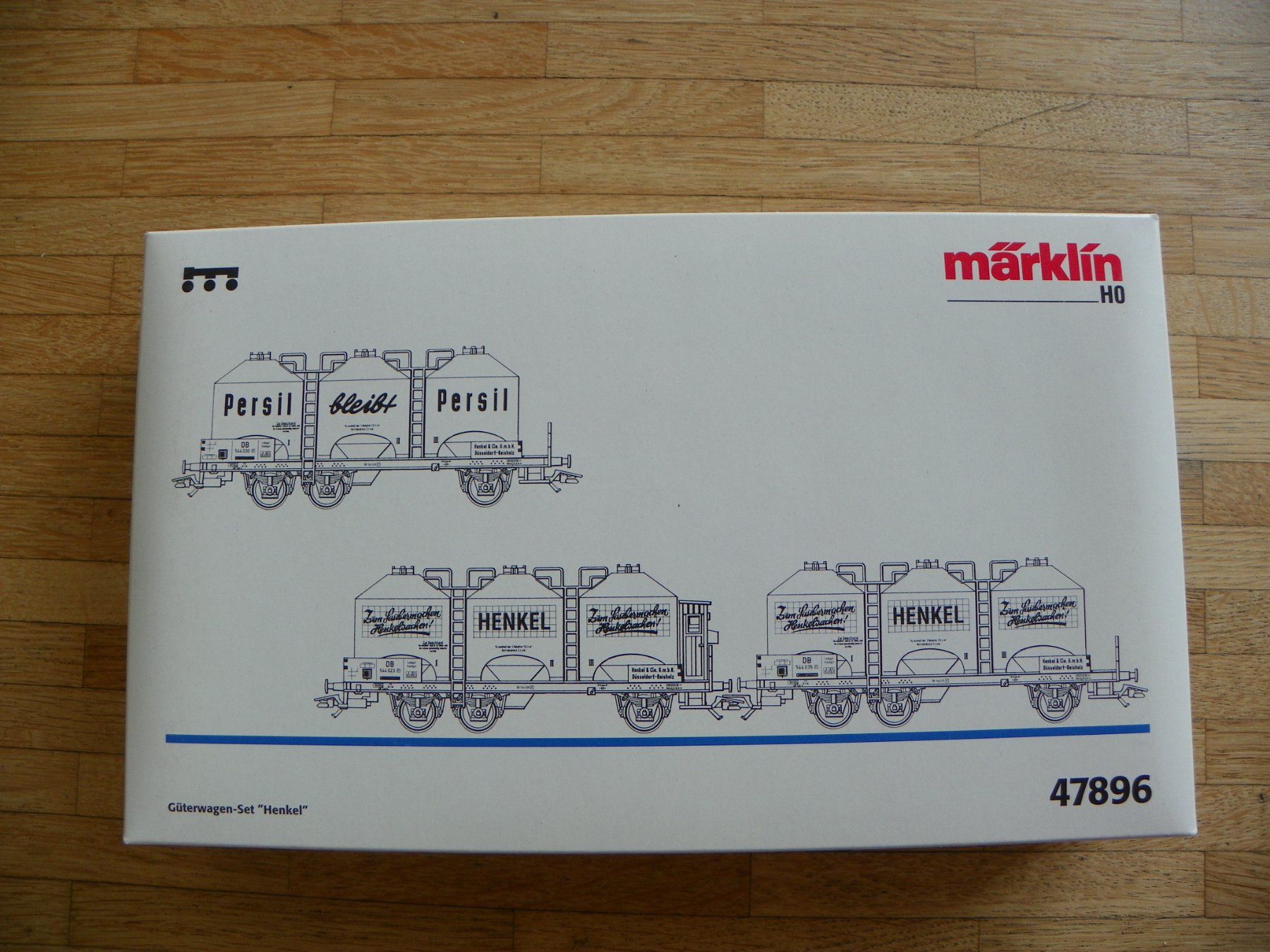 Märklin Modelleisenbahnen: Märklin 47896 Güterwagen-Set Henkel – Gebraucht aus Kriens von mel_r9w8