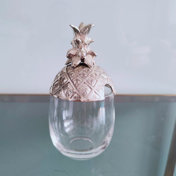 Crystal Fruit beeldje aardbei ananas druif Hand geblazen glas Gift Decor