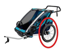 Zwei Laufräder für THULE Veloanhänger