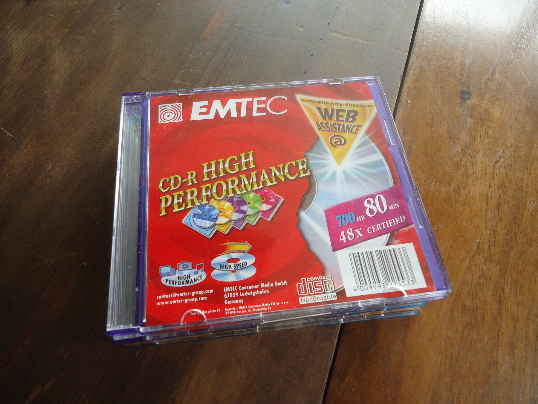 CD & DVD vergini: CD vierges (7 pièces) - EMTEC - 80 min. – Nuovo (secondo la descrizione) da Vessy venduto da mafabe 1